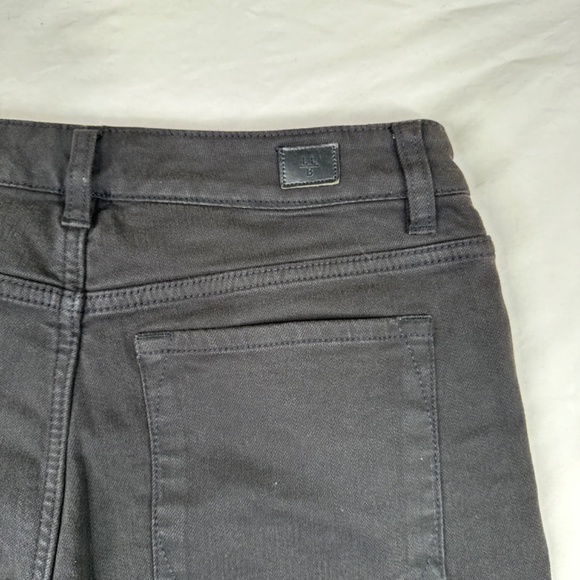 L.L. Bean Signature Lined Boyfriend Jeans Mis Black Slate Size 2 regular - Picture 5 of 6